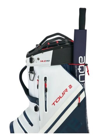 Big Max Dri Lite Tour 2 cart bag, rouge/blanc/marine