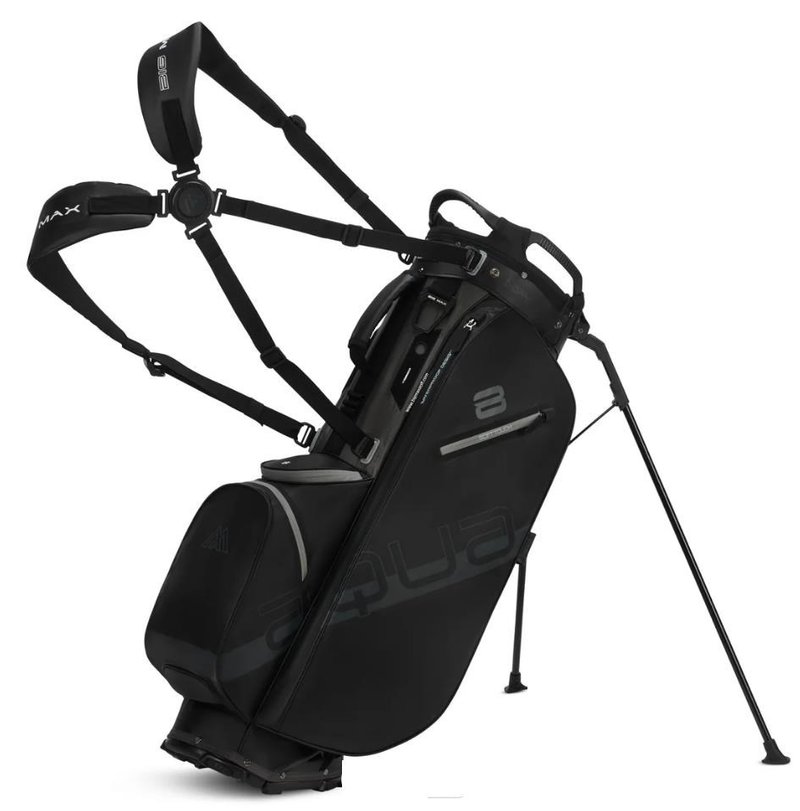 Big Max Aqua Eight H stand bag, noir/charbon