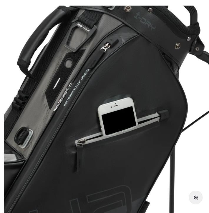 Big Max Aqua Eight H stand bag, noir/charbon