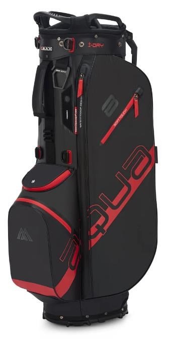 Big Max Aqua Eight H stand bag, noir/rouge
