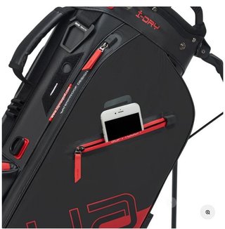 Big Max Aqua Eight H stand bag, noir/rouge
