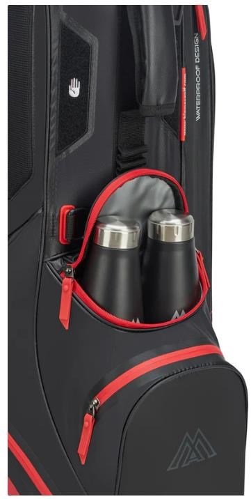 Big Max Aqua Eight H stand bag, noir/rouge