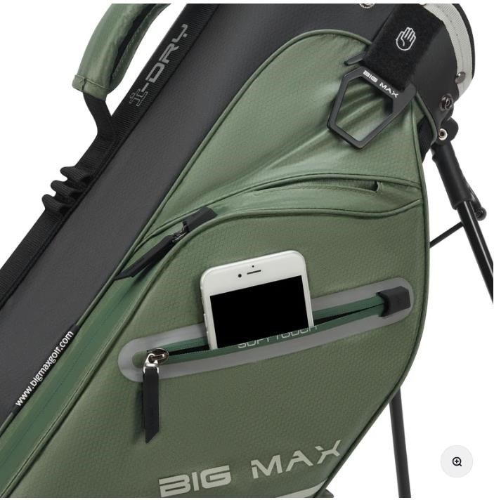 Big Max Aqua Seven H stand bag, noir/olive/blanc cassé