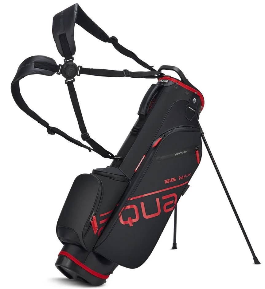 Big Max Aqua Seven H stand bag, noir/rouge