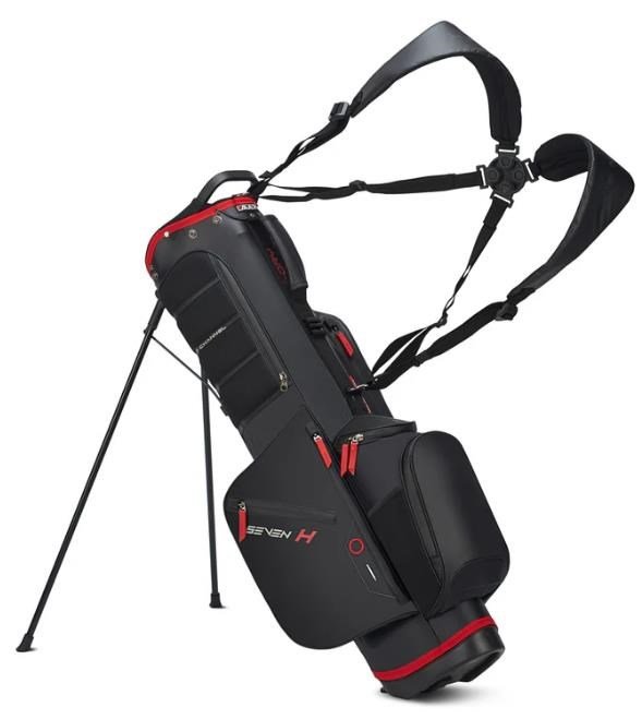 Big Max Aqua Seven H stand bag, noir/rouge
