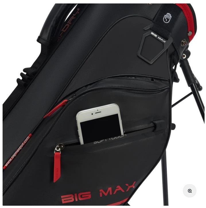 Big Max Aqua Seven H stand bag, noir/rouge
