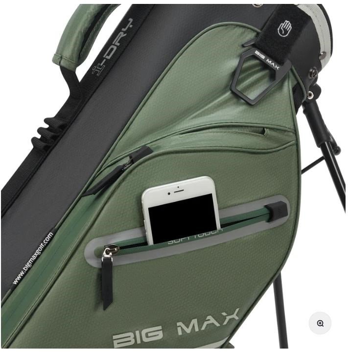 Big Max Aqua Seven H stand bag, forest green/charcoal/lime