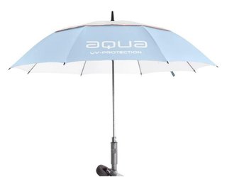 Big Max Aqua Umbrella UV 60", bleu/blanc