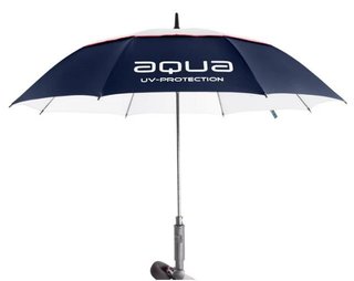 Big Max Aqua Umbrella UV 60" parapluie, marine/blanc/rouge