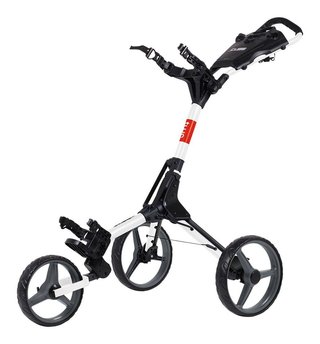 Wishbone Cube Two chariot manuel, blanc/rouge