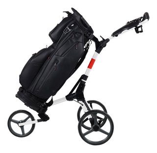Wishbone Cube Two chariot manuel, blanc/rouge