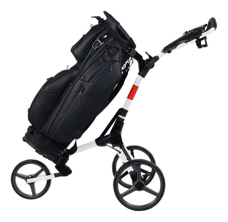 Wishbone Cube Two chariot manuel, blanc/rouge
