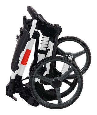 Wishbone Cube Two chariot manuel, blanc/rouge