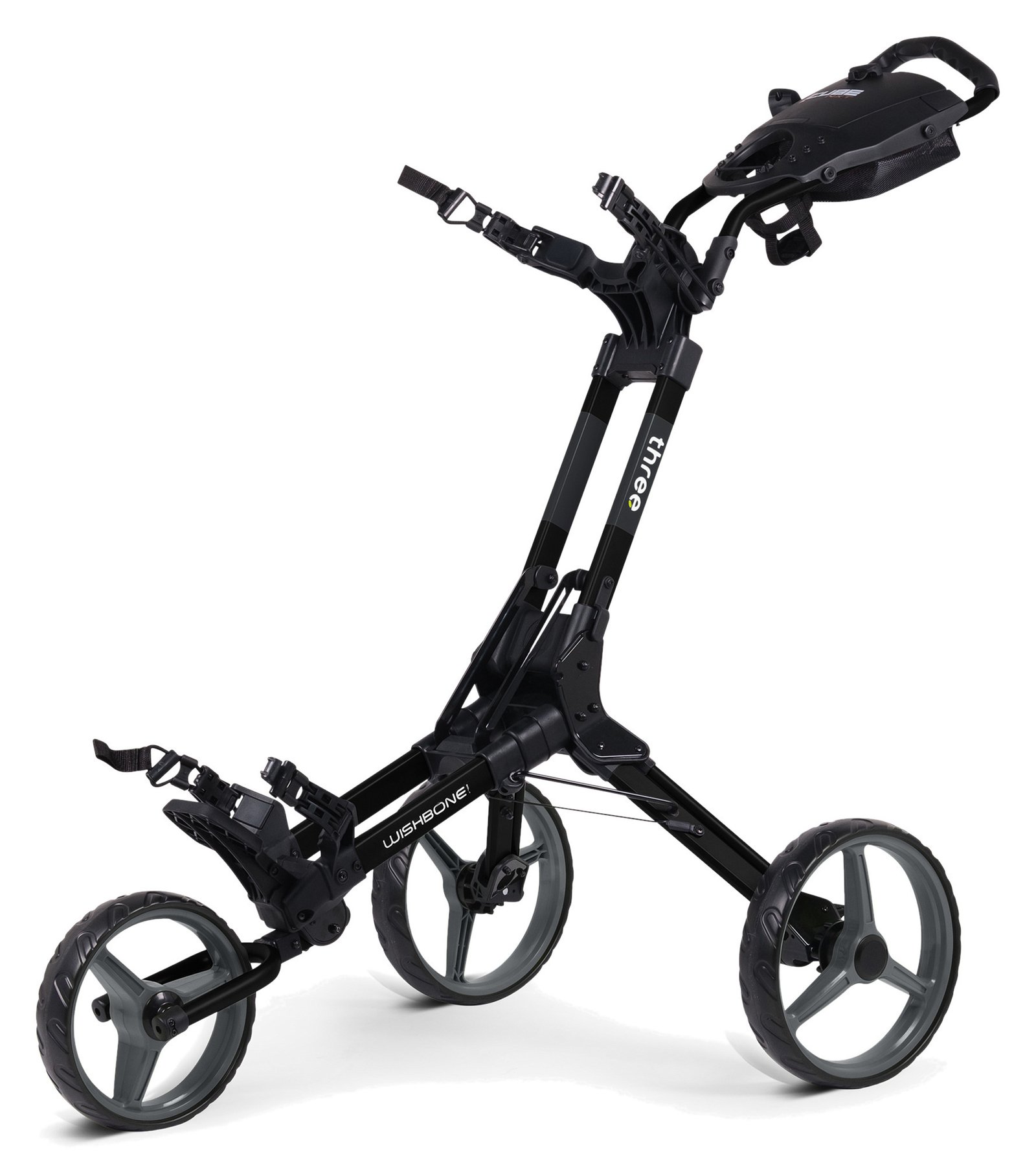 Wishbone Cube Three chariot manuel, noir/blanc