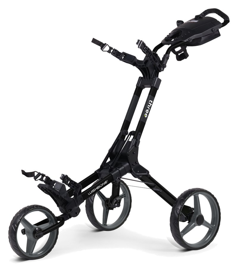 Wishbone Cube Three chariot manuel, noir/blanc