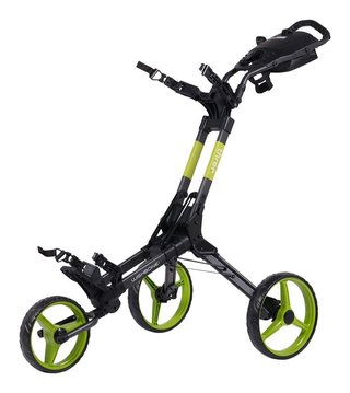 Wishbone Cube Three chariot manuel, noir/citron vert