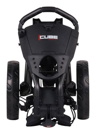 Wishbone Cube Three chariot manuel, noir/citron vert