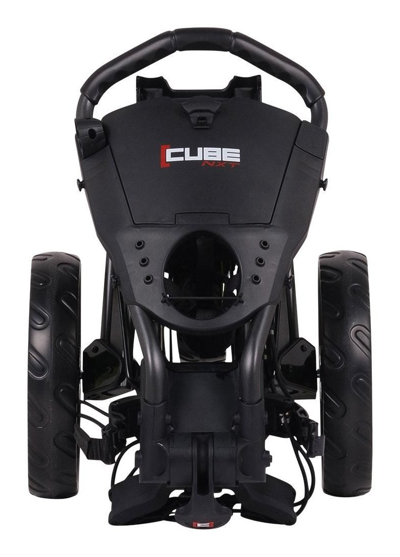 Wishbone Cube Three chariot manuel, noir/citron vert