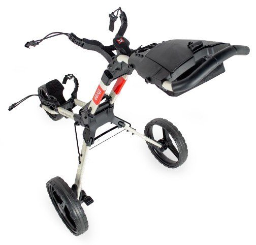 Wishbone Cube Three chariot manuel, blanc/rouge