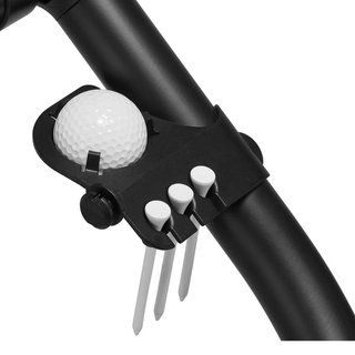 Wishbone Ball & Tee Holder accessoire de chariot, noir