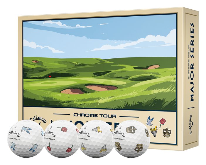 Callaway Limited Edition Chrome Tour Major Series: July Major 2026 balles de golf