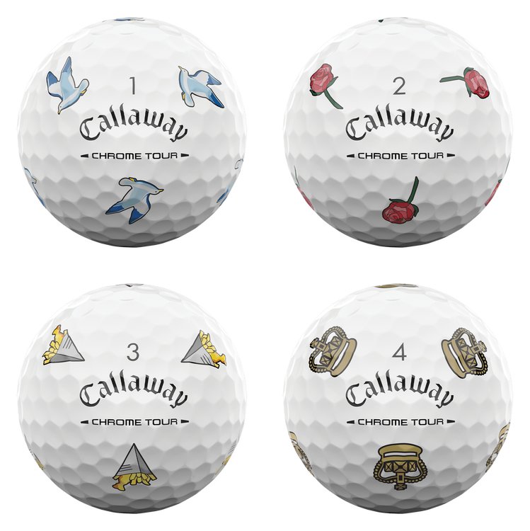 Callaway Limited Edition Chrome Tour Major Series: July Major 2026 balles de golf