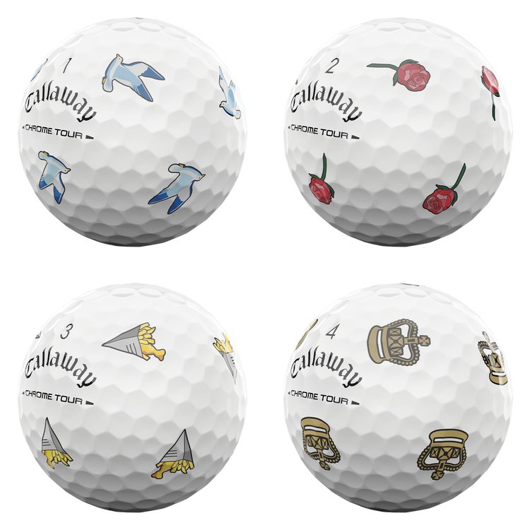 Callaway Limited Edition Chrome Tour Major Series: July Major 2026 balles de golf