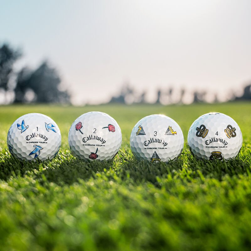Callaway Limited Edition Chrome Tour Major Series: July Major 2026 balles de golf
