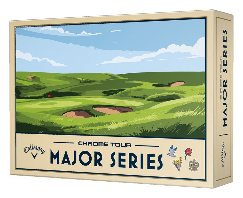 Callaway Limited Edition Chrome Tour Major Series: July Major 2026 balles de golf