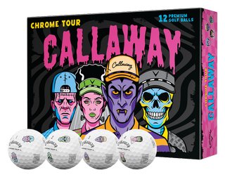 Callaway Chrome Tour Truvis balles de golf, Halloween