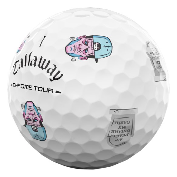 Callaway Chrome Tour Truvis balles de golf, Halloween