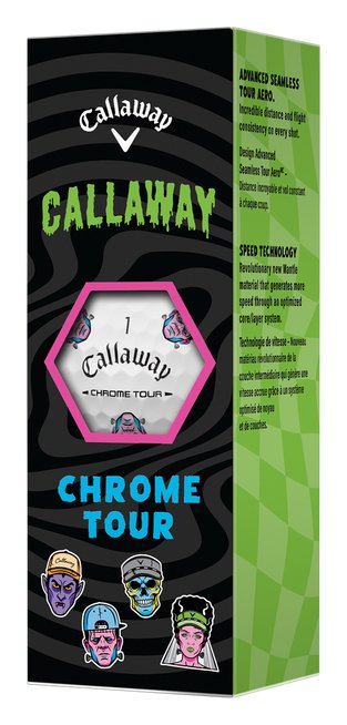 Callaway Chrome Tour Truvis balles de golf, Halloween