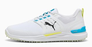 Puma Ignite Elevate 2 chaussures de golf homme, blanc/bleu