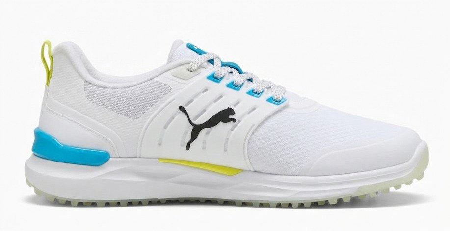 Puma Ignite Elevate 2 chaussures de golf homme, blanc/bleu