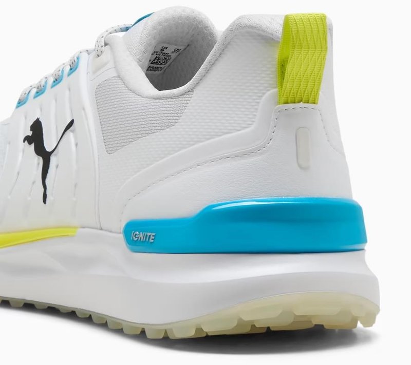 Puma Ignite Elevate 2 chaussures de golf homme, blanc/bleu