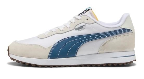 Puma Golf Puma Helsinki G chaussures de golf homme, blanc/bleu marine