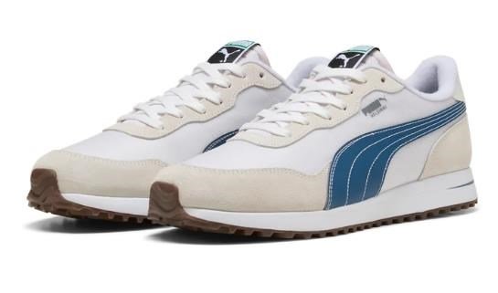 Puma Golf Puma Helsinki G chaussures de golf homme, blanc/bleu marine