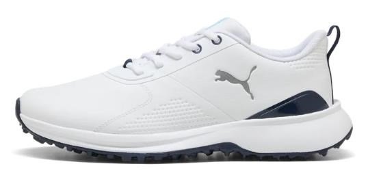 Puma Fusion Grip 6 Evo chaussures de golf homme, blanc/argent