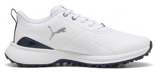 Puma Fusion Grip 6 Evo chaussures de golf homme, blanc/argent