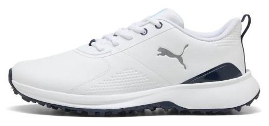 Puma Fusion Grip 6 Evo chaussures de golf homme, blanc/argent