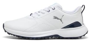 Puma Fusion Grip 6 Evo chaussures de golf homme, blanc/argent