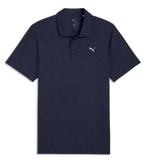 Puma Mattr Deco Jacquard polo homme, deep navy
