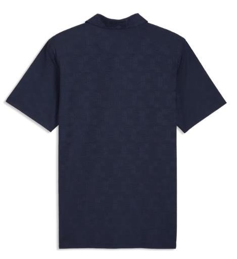 Puma Mattr Deco Jacquard polo homme, deep navy