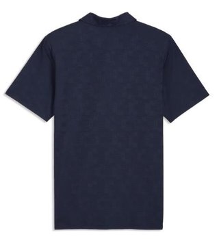 Puma Mattr Deco Jacquard polo homme, deep navy