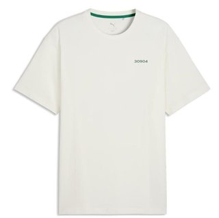 Puma 30904 polo homme, warm white/green