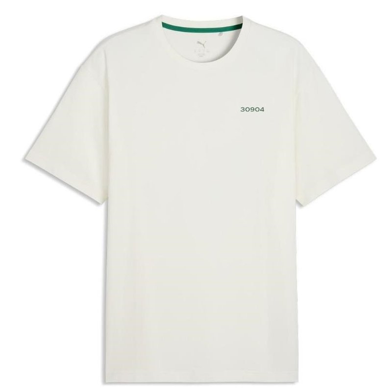 Puma 30904 polo homme, warm white/green