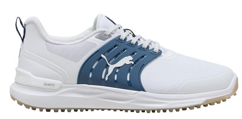Puma IGNITE Elevate 2 chaussures de golf homme, blanc/bleu