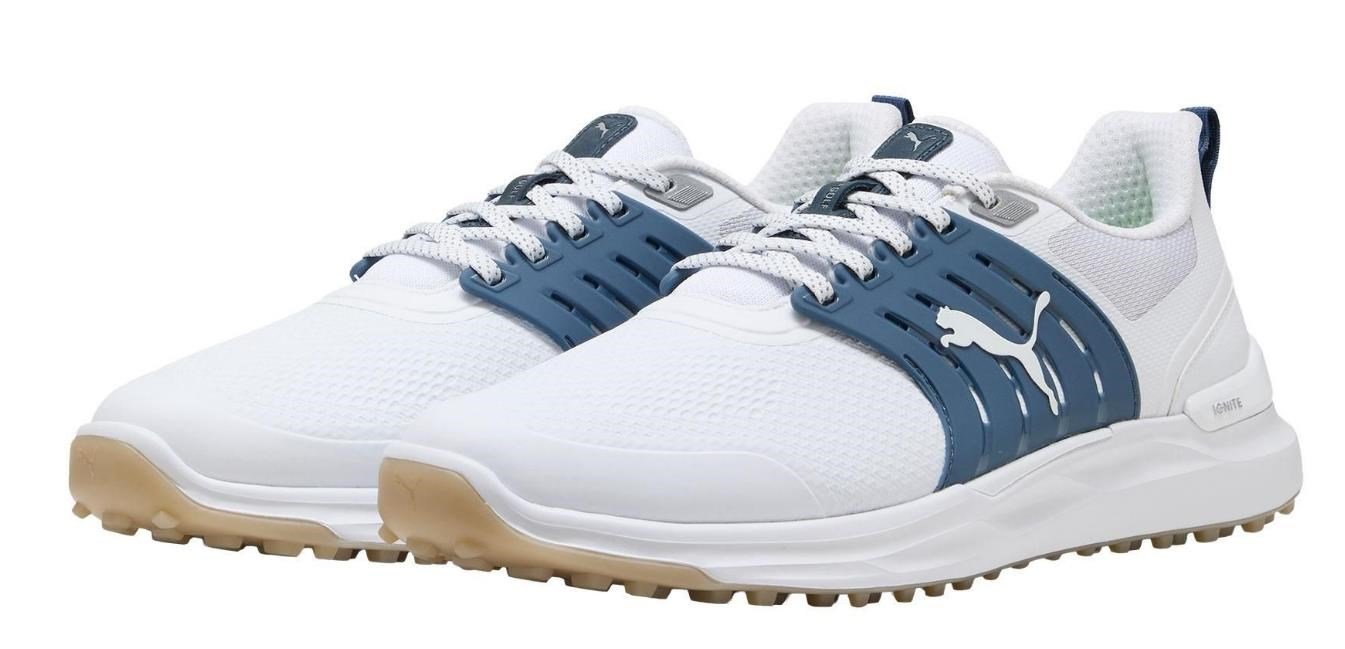 Puma IGNITE Elevate 2 chaussures de golf homme, blanc/bleu