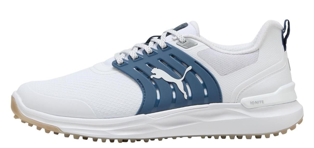 Puma IGNITE Elevate 2 chaussures de golf homme, blanc/bleu