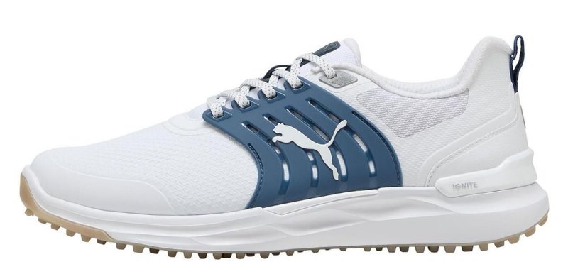 Puma IGNITE Elevate 2 chaussures de golf homme, blanc/bleu